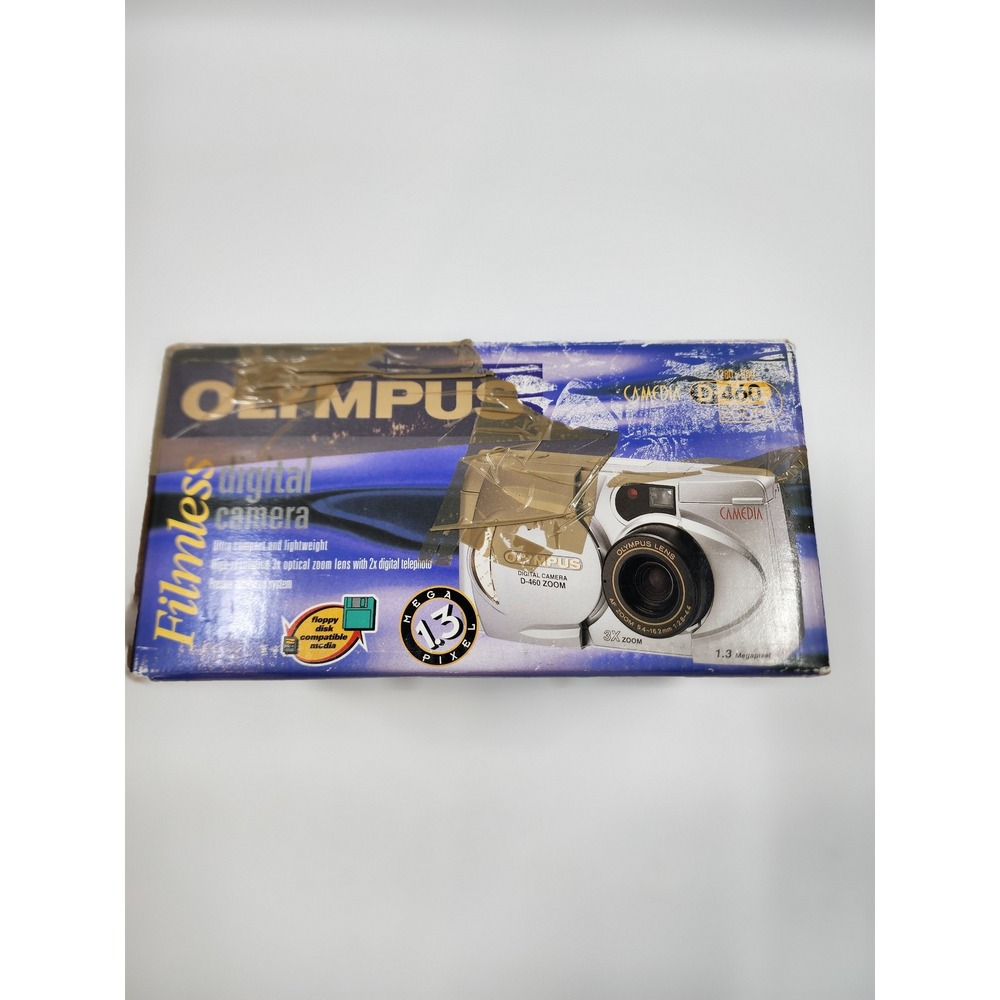 Olympus Camedia D-460 Zoom Digital Camera 1.3MP 3x Optical Zoom Silver Boxed - Picture 12 of 16